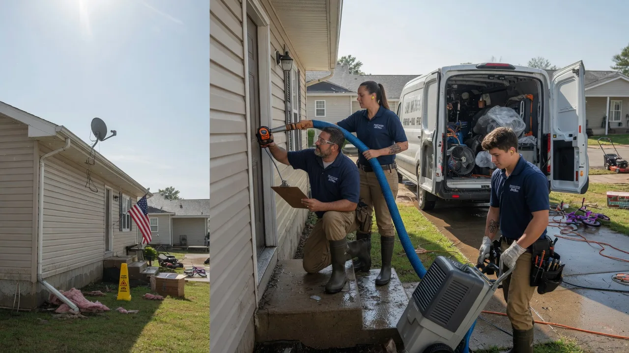 Ceiling Water Damage Restoration in Mattoon, WI near me